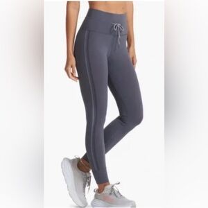 VUORI DAILY LEGGINGS IN AZURE BLUE/GRAY S SMALL EUC LEGGING PANTS